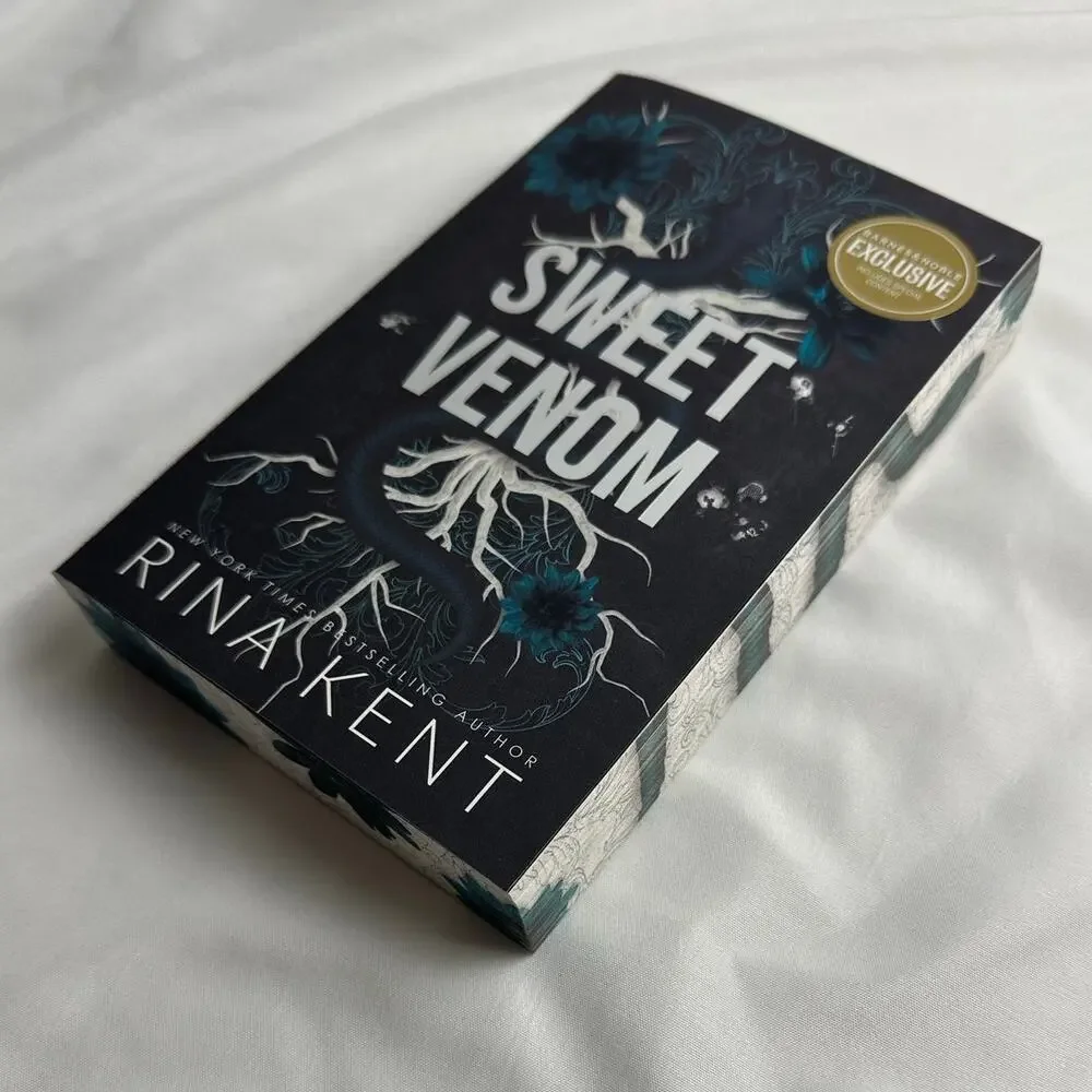SIGNED Sweet Venom Rina Kent B&N Exclusive Sprayed Edges Paperback New